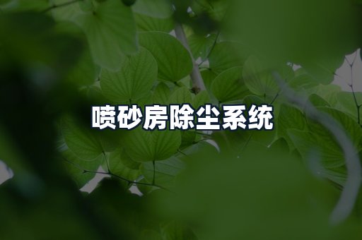 喷砂房除尘系统